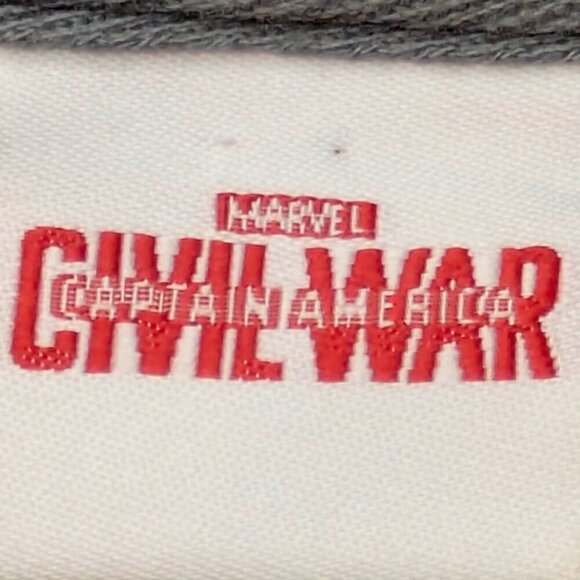 Marvel Iron Man Full Zip Hoodie Youth XL Gray Captain America Civil War Graphic - Picture 9 of 11